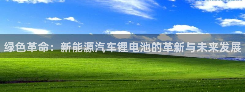 优发国际手机版网站登录：绿色革命：新能源汽车锂电池的革新与未来发展