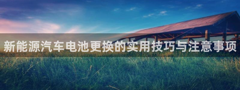 优发国际手机登录下载安装：新能源汽车电池更换的实用技巧与注意事项