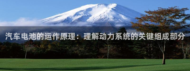 优发国际官网下载安装苹果：汽车电池的运作原理：理解动力系统的关键组成部分